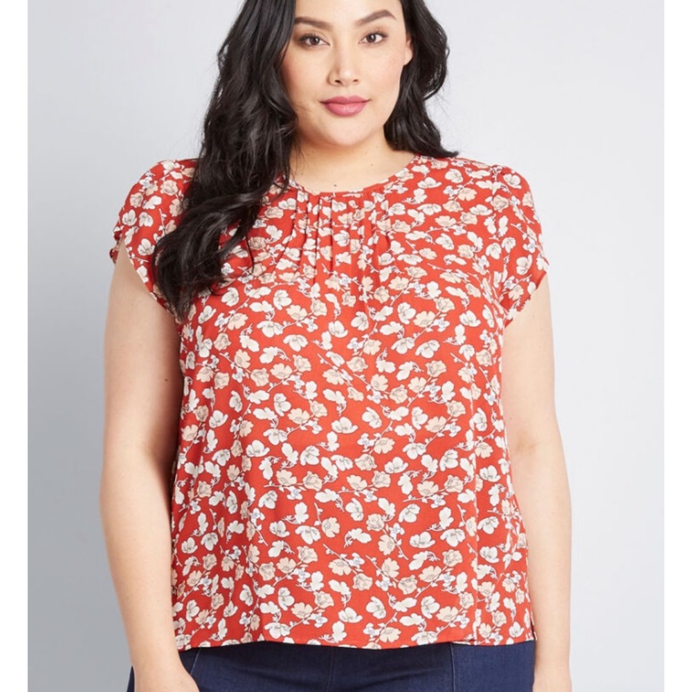Modcloth Charmer in Charge Blouse